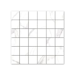 Marble White Mosaic Shine_17,4x17,4 csempe
