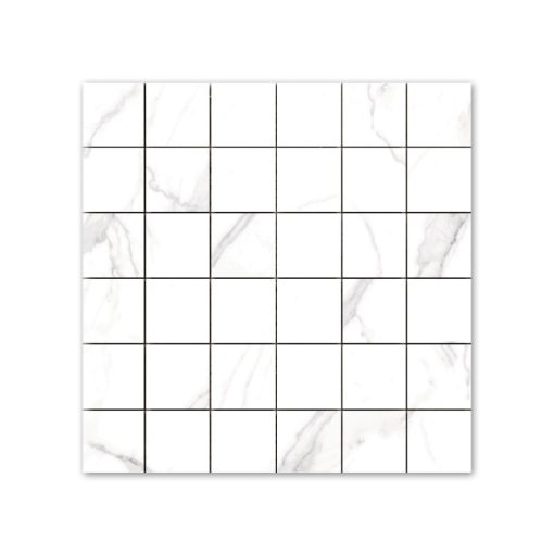 Marble White Mosaic Shine_17,4x17,4 csempe
