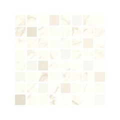 Marble White Mosaic Matt_17,4x17,4 csempe