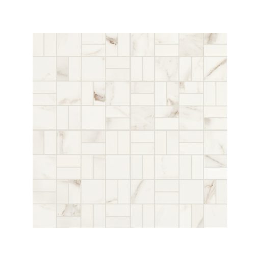 Precious Calacatta Mix Mosaic_35x35 csempe