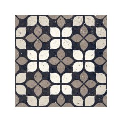 FR-8_Frammenti Nero Fiore_20x20 csempe-járólap