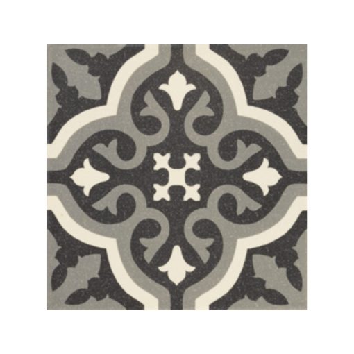Florentine Black_20x20 - KÉSZLET EREJÉIG! csempe